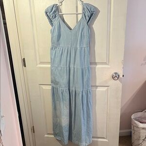 Old Navy Light Blue Maxi Dress